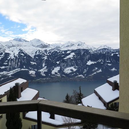 Swiss Seeblick Apartment Mit Hotelanbindung Beatenberg Luaran gambar